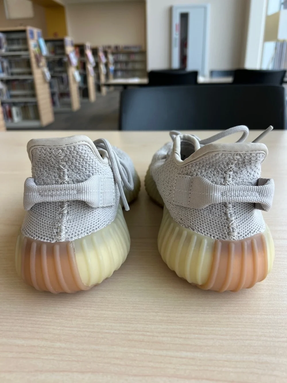 YEEZY x Adidas 350 V2 sesame sneakers neutral modern futuristic streetwear 6.5 - Picture 5 of 12